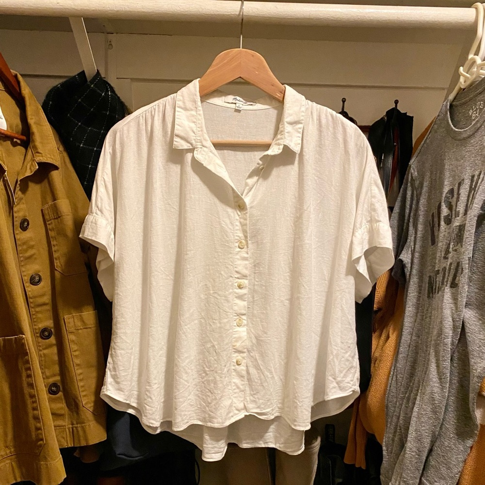 Linen-Blend Hilltop Shirt